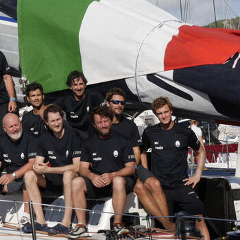 The Maserati team and Giovanni Soldini ready for RORC Caribbean 600 Race