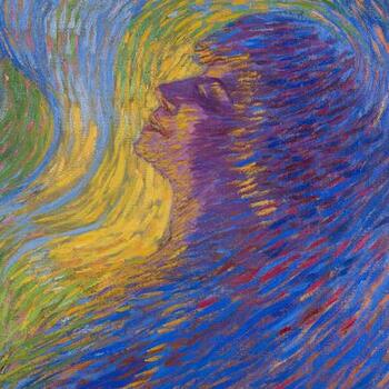 Luigi Russolo - Profumo, 1910 - olio su tela - 65.5 x 67.5 cm - Mart, Museo di arte moderna e contemporanea di Trento e Rovereto Collezione / Collection VAF - Stiftung