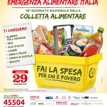 Manifesto 18^ giornata nazionale della colletta alimentare 2014