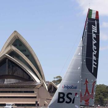 Maserati and Giovanni Soldini all set for the Rolex Sydney-Hobart Yacht Race