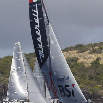 The Maserati team and Giovanni Soldini ready for RORC Caribbean 600 Race