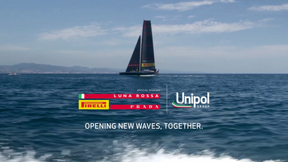 Unipol e Luna Rossa Prada Pirelli Team insieme nella 37^ America's Cup: La sfida del mare che conquista tutti sulla terra.