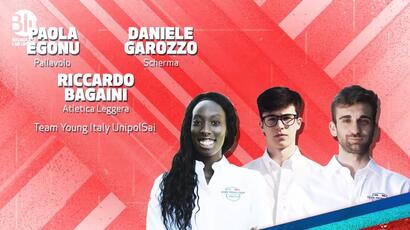 Guess who - Paola Egonu, Riccardo Bagaini e Daniele Garozzo